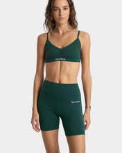Load image into Gallery viewer, Serif Logo Biker Short - Forest
