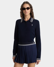 Load image into Gallery viewer, Src Abigail Skirt - Dark Navy/Ecru

