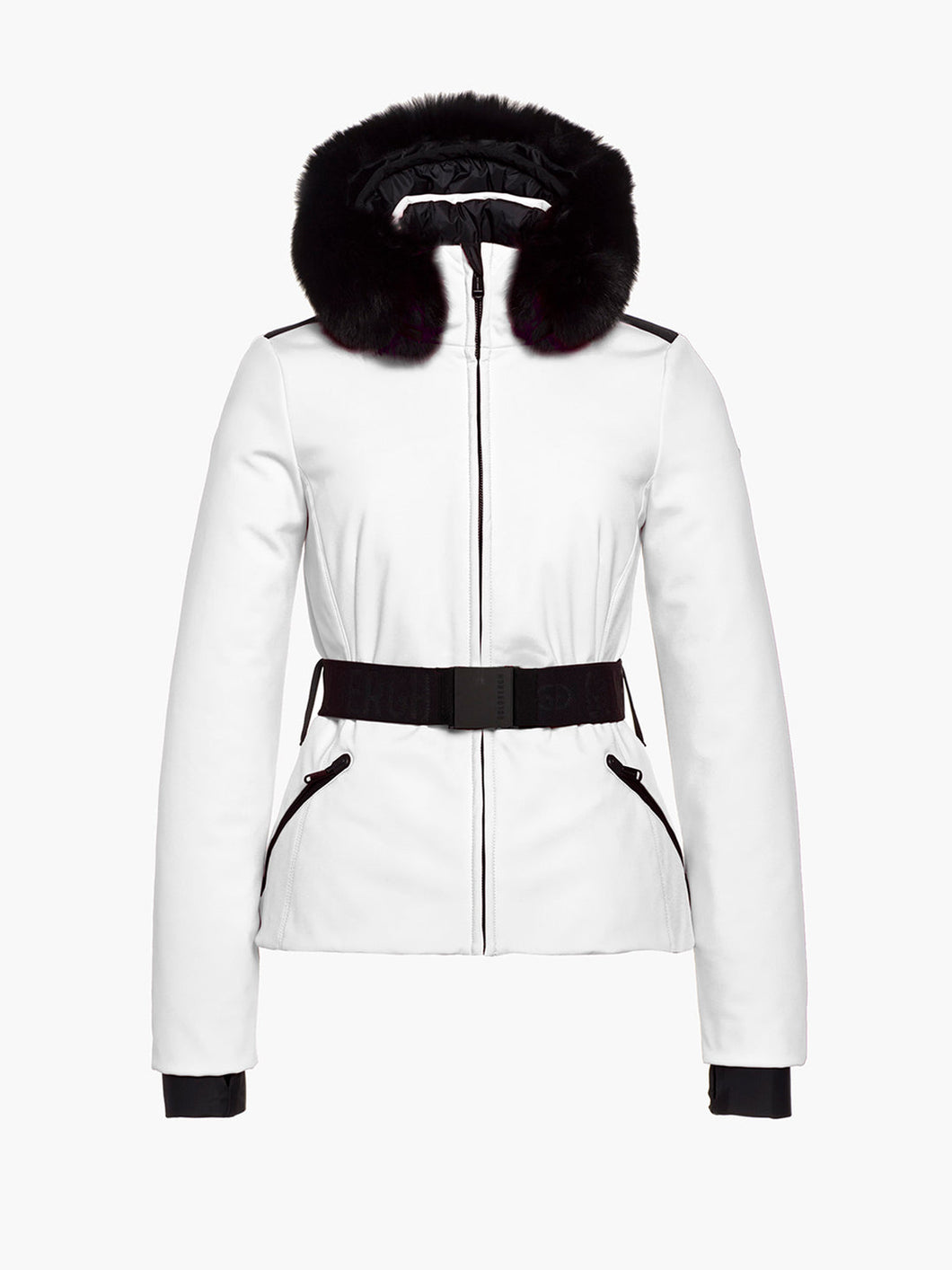 Hida Ski Jacket Real Border - White