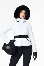 Load image into Gallery viewer, Hida Faux Border Ski Jacket White
