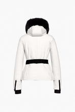 Load image into Gallery viewer, Hida Faux Border Ski Jacket White
