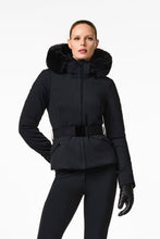 Load image into Gallery viewer, Hida Faux Border Ski Jacket Black
