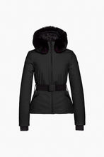 Load image into Gallery viewer, Hida Faux Border Ski Jacket Black
