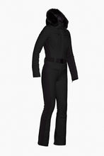 Load image into Gallery viewer, Parry Faux Border Ski Suit Black
