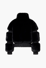 Load image into Gallery viewer, Furry Ski Jacket  - Black
