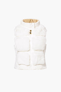 Chic Bodywarmer Faux  - Cream