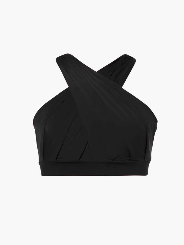 Drape Bra  - Black
