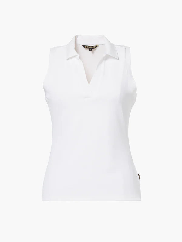 Caroline Sleeveless Top  - White