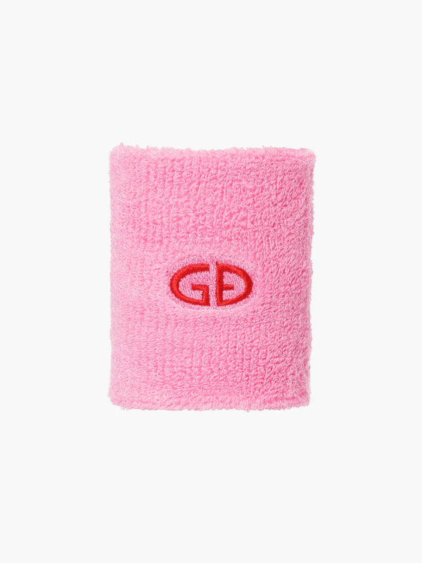 Sweaty Wrist Band (Pair)  - Salmon Rose