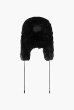 Load image into Gallery viewer, Cher Fluffy Aviator   - Black
