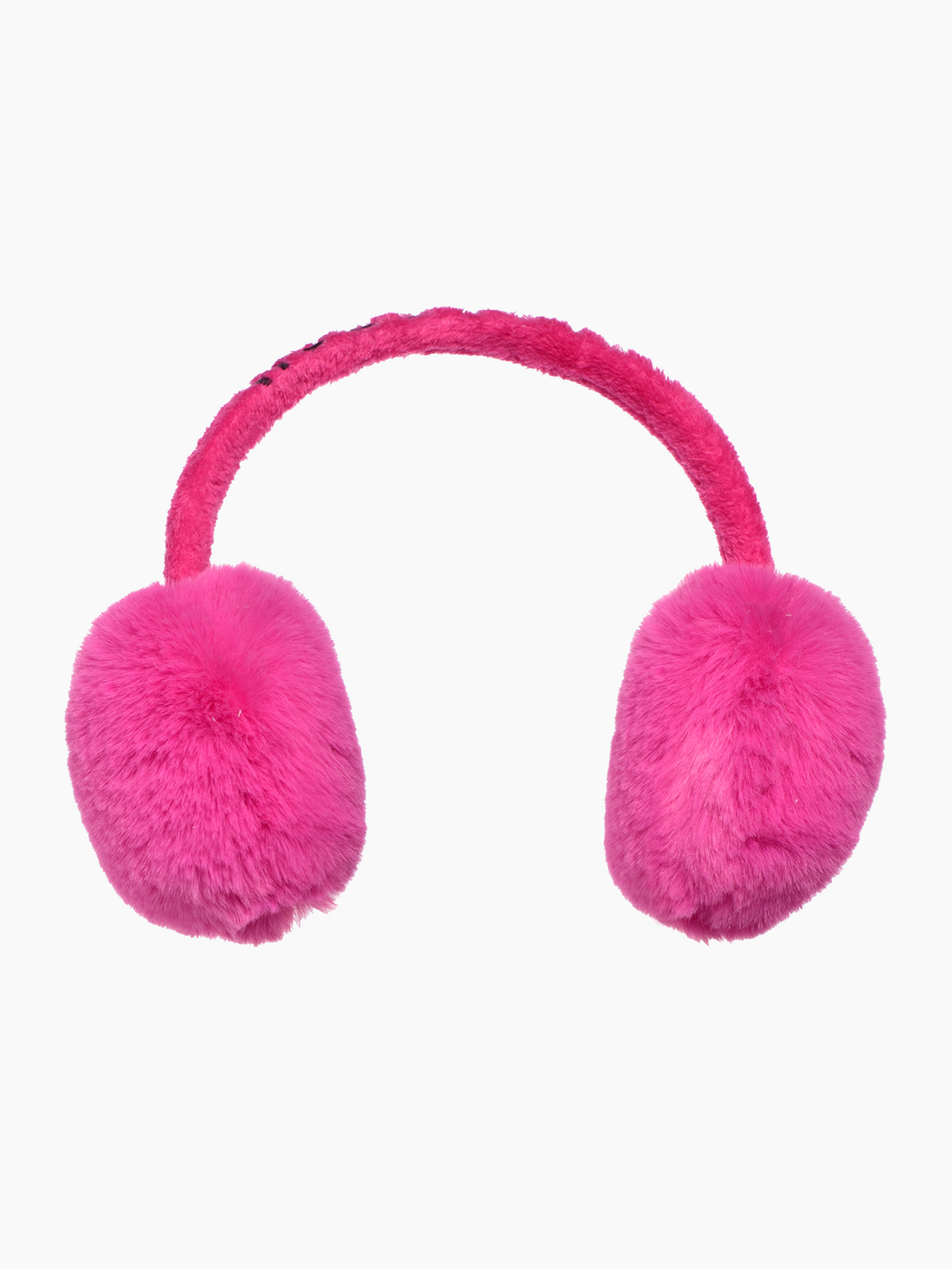 Fluffy Ear Warmers  - Passion Pink