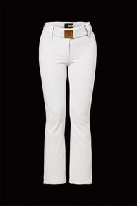 Pippa Gold Ski Pants  - Cream