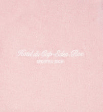 Load image into Gallery viewer, Hotel du Cap Cursive Terry Short - Eden Pink
