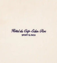 Load image into Gallery viewer, Hotel Du Cap Cursive Terry Short  - Cream
