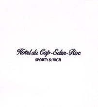 Load image into Gallery viewer, Hotel du Cap Cursive Terry Short - White/Navy
