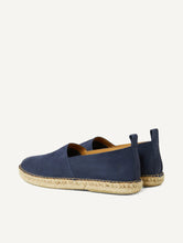 Load image into Gallery viewer, Helio Suede Espadrilles - Navy
