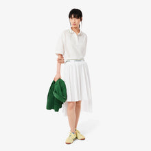 Load image into Gallery viewer, Asymmetric Pleated Midi Skirt  - White
