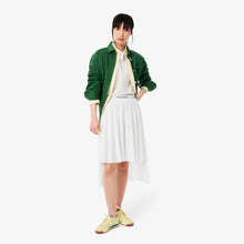 Load image into Gallery viewer, Asymmetric Pleated Midi Skirt  - White
