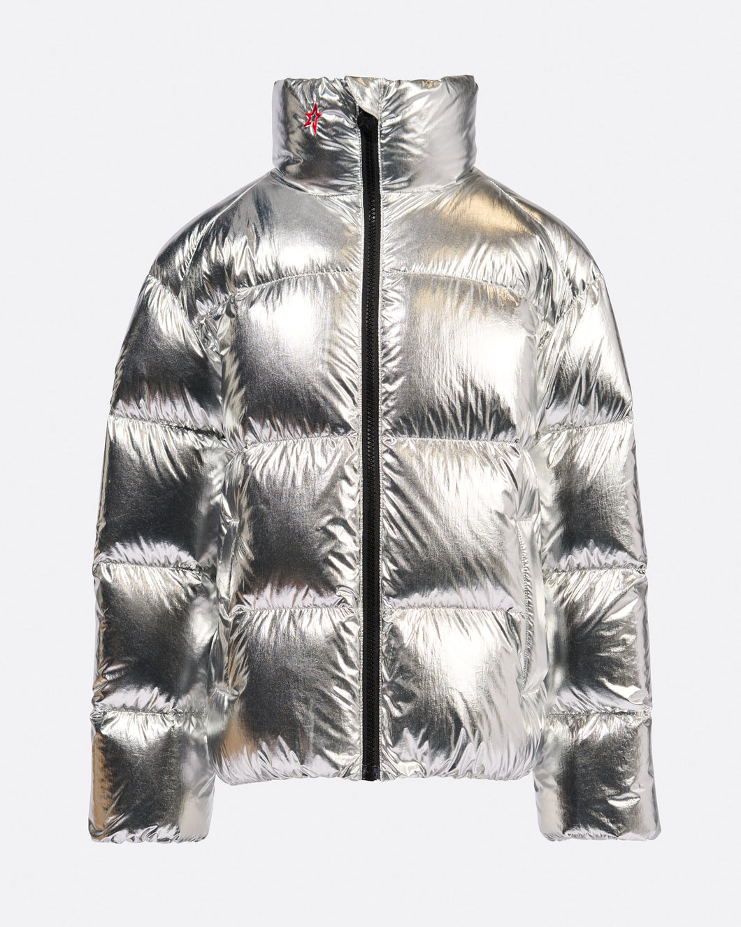 Nuuk Puffer Jacket Jr  - Silver Foil