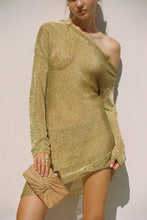 Load image into Gallery viewer, Karishma Knit Dress  - Gold
