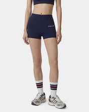 Load image into Gallery viewer, Signature Logo Mini Biker Short - Dark Navy
