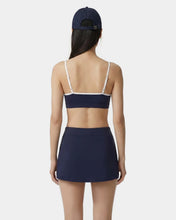 Load image into Gallery viewer, Signature Logo Athletic Bra - Dark Navy/White
