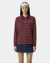 Load image into Gallery viewer, Signature Logo Easy Polo - Bordeaux/White

