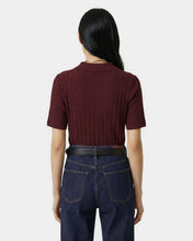 Load image into Gallery viewer, Src Ribbed Polo - Bordeaux
