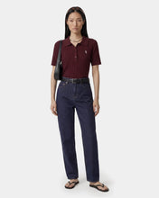 Load image into Gallery viewer, Src Ribbed Polo - Bordeaux

