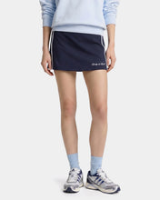 Load image into Gallery viewer, Signature Logo Court Skirt - Dark Navy/White
