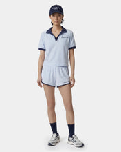 Load image into Gallery viewer, Signature Logo Terry Polo - Ciel/Dark Navy
