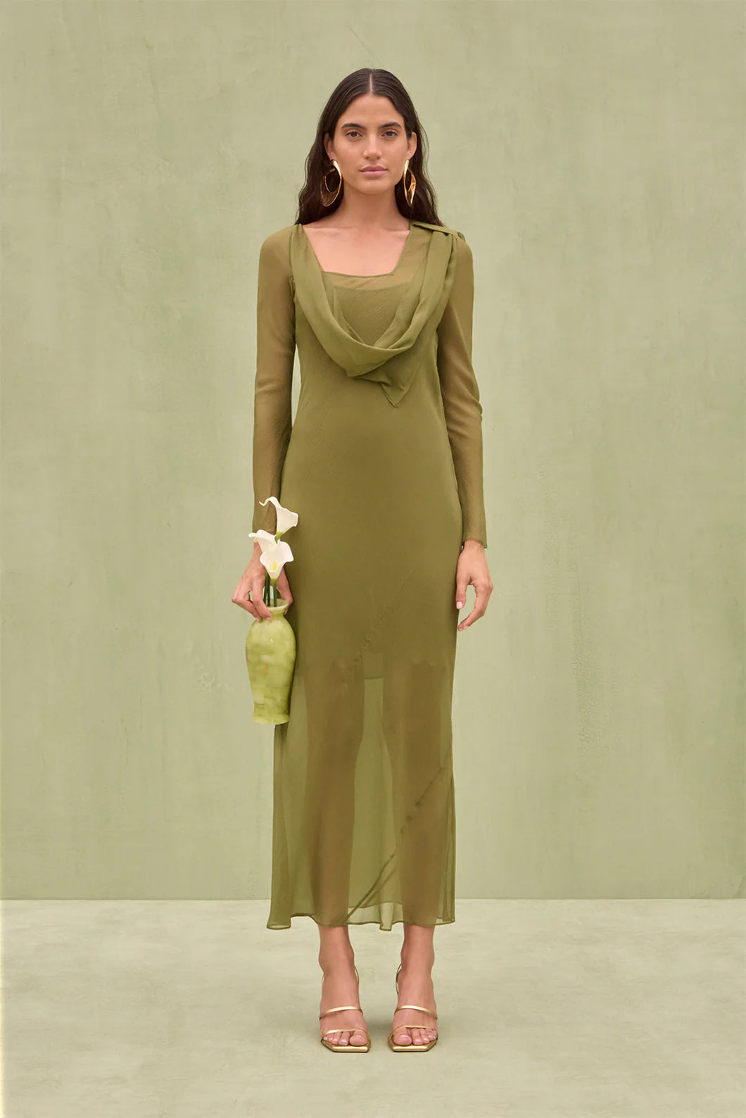 Eline Dress  - Cedar