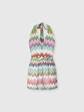 Load image into Gallery viewer, Short Jumpsuit - White &amp; Multicoloured
