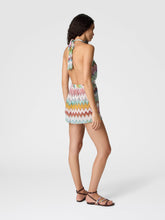 Load image into Gallery viewer, Short Jumpsuit - White &amp; Multicoloured
