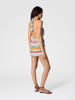 Short Jumpsuit - White & Multicoloured