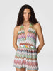 Short Jumpsuit - White & Multicoloured