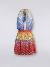 Load image into Gallery viewer, Short Dress - Multicolor Chevron
