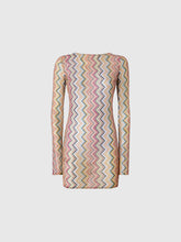 Load image into Gallery viewer, Long Sleeve T-shirt - irregular zig zag
