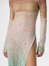 Load image into Gallery viewer, Long Cover Up C - Multicolor/Ecru
