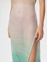 Load image into Gallery viewer, Long Cover Up B - Multicolor/Ecru
