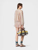 Long-sleeved mini cover-up -  Multicoloured
