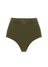 Load image into Gallery viewer, The Belted Brief (High Leg) - Olive
