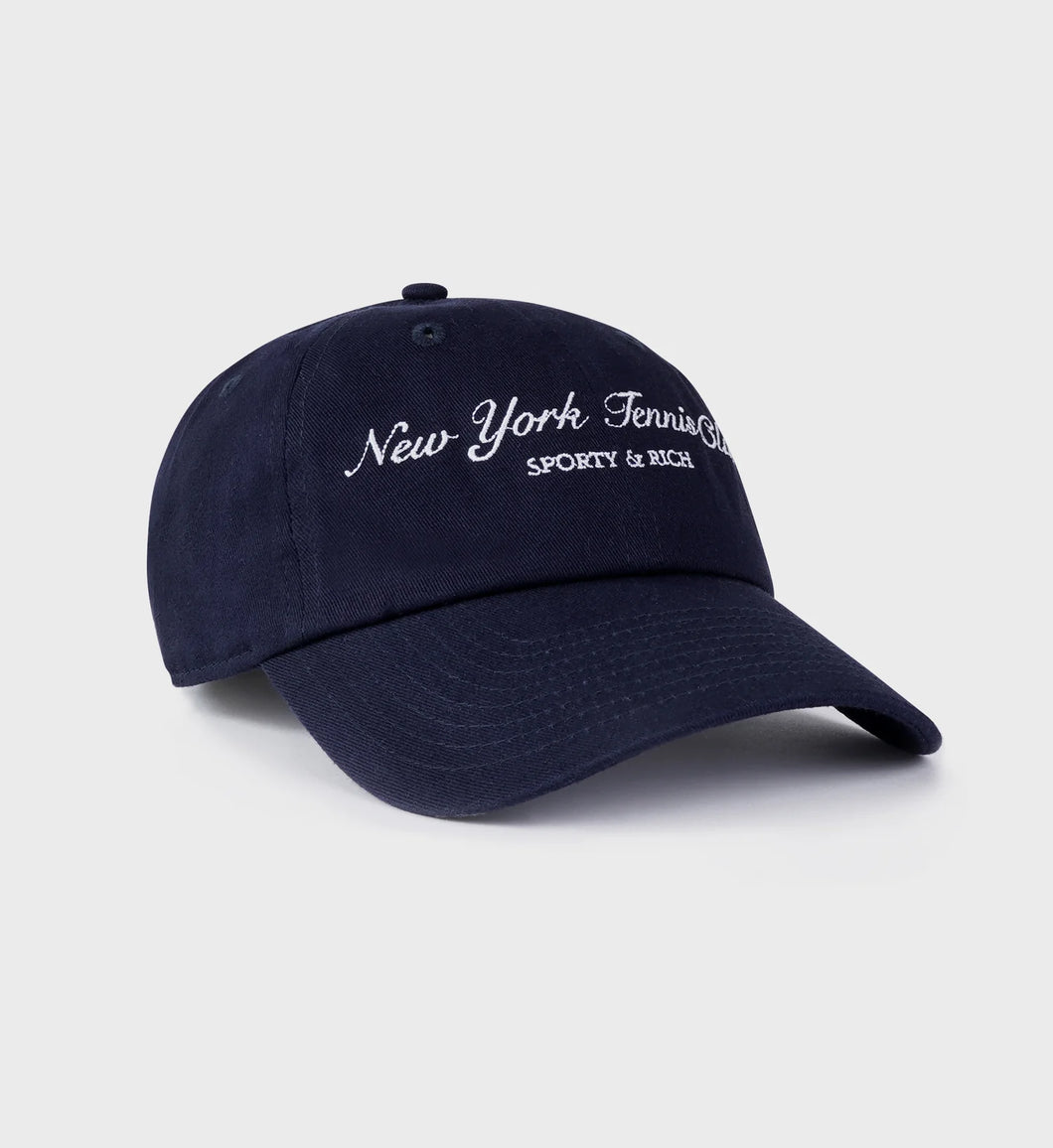 Ny Tennis Club Hat  - Navy White
