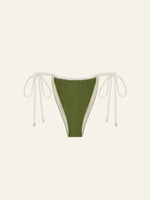 Load image into Gallery viewer, Ruched Channel String Pant  - Olivine
