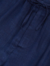Load image into Gallery viewer, Oscar Linen Chinos - Navy Blue
