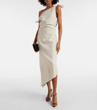 Load image into Gallery viewer, Affogato Tie Shoulder Dress   - Neutral
