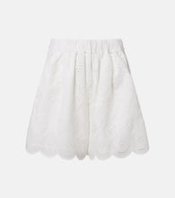 Load image into Gallery viewer, Fondaco Short - Bianca Broderie White
