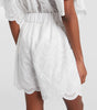 Fondaco Short - Bianca Broderie White