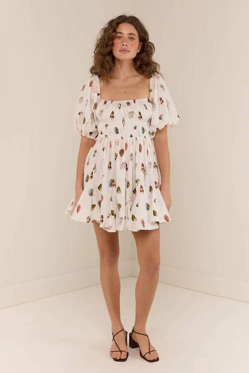 Flora Dress  - Sardinia Shell