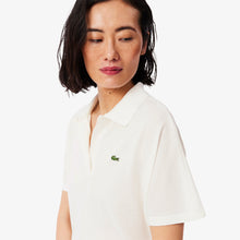 Load image into Gallery viewer, Relaxed Fit Fluid PiquŽ Polo Shirt  - White
